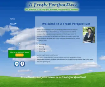 Afreshperspective.com(A Fresh Perspective) Screenshot