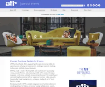 Afrevents.com(Furniture Rental for Events) Screenshot