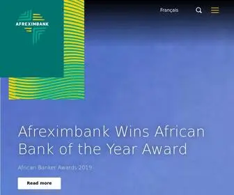 Afreximbank.com(African Export) Screenshot