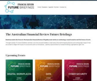 Afrfuturebriefings.com.au(AFR Future Briefings) Screenshot