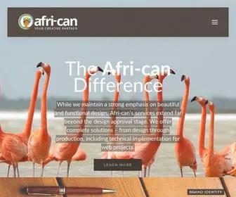 Afri-Canweb.com(Afri-can Graphics and Web) Screenshot