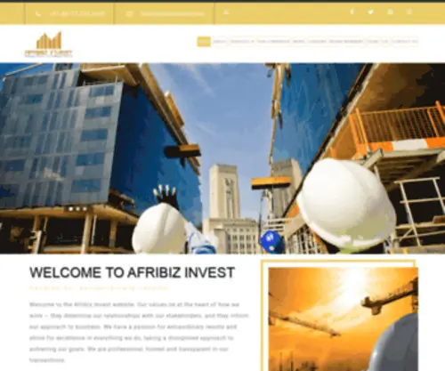 Afribizinvest.com(Afribiz Invest) Screenshot