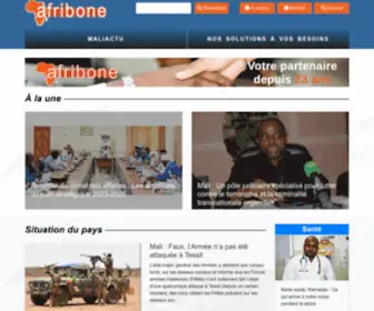 Afribone.com(Afribone) Screenshot
