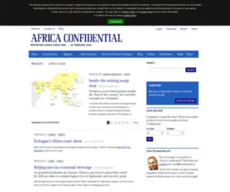 Africa-Asia-Confidential.com(Africa Asia Confidential) Screenshot