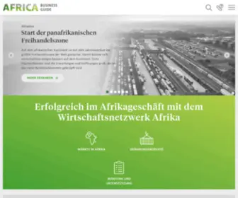 Africa-Business-Guide.de(Africa Business Guide) Screenshot