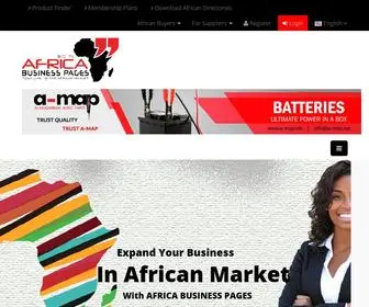 Africa-Business.com(Africa Business Pages) Screenshot