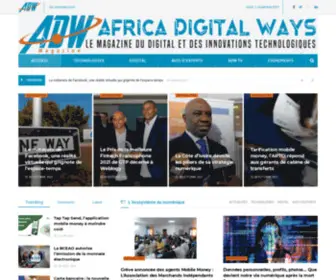 Africa-Digitalways.com(Africa Digital Ways) Screenshot