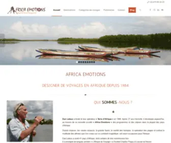 Africa-Emotions.com(Africa Emotions) Screenshot