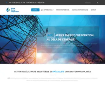 Africa-Energy-Corporation.com(Africa Energy Corporation) Screenshot