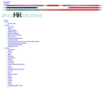 Africa-HR.com(Employer of Record & Payroll Services in Africa) Screenshot