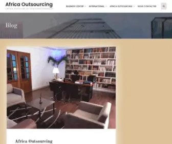 Africa-Outsourcing.com(Centre d'affaire & Coworking) Screenshot