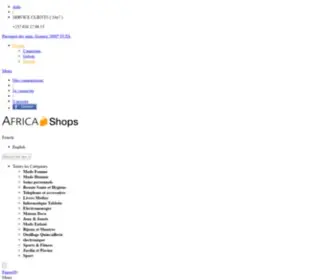 Africa-Shops.cm(Créez un site e) Screenshot