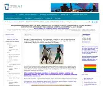 Africaa-Z.com(Africa A) Screenshot