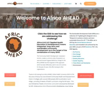 Africaahead.org(Applied Health Education & Development) Screenshot