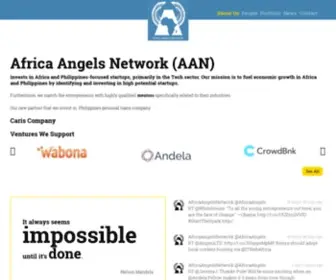 Africaangelsnetwork.com(Africa Angels Network) Screenshot