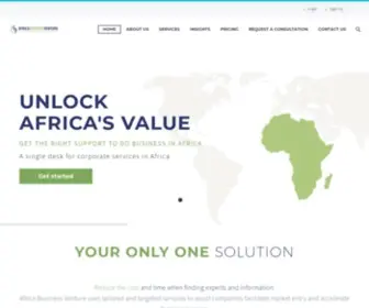 Africabv.com(Africa Business Venture) Screenshot