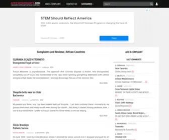 Africacomplaints.com(Complaints and Reviews) Screenshot