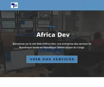 Africadev.org(Développer pour le développement) Screenshot