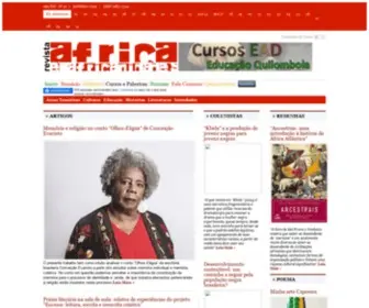 Africaeafricanidades.com.br(Revista África e Africanidades) Screenshot