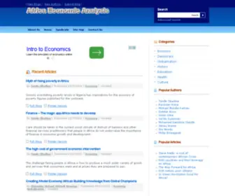 Africaeconomicanalysis.org(Africa) Screenshot
