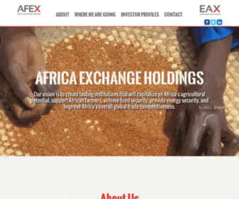 Africaexchange.com(Africa Exchange Holdings) Screenshot