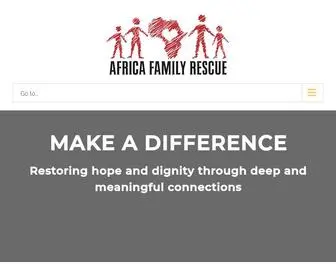 Africafamilyrescue.org(Africa Family Rescue) Screenshot