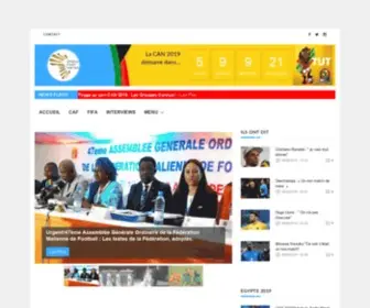 Africafootunited.com(Le site du football africain) Screenshot