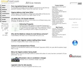 Africafront.com(Africafront) Screenshot