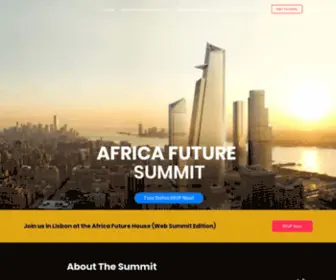 Africafuturesummit.com(Accelerating Africa into the Future) Screenshot