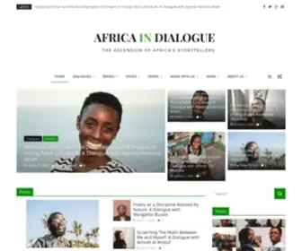 Africaindialogue.com(The Ascension of Africa's Storytellers) Screenshot