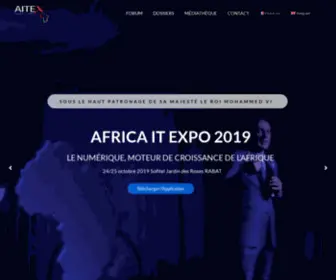 Africaitexpo.ma(Africa It Expo 2019) Screenshot