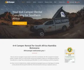 Africamper.com(Africamper) Screenshot