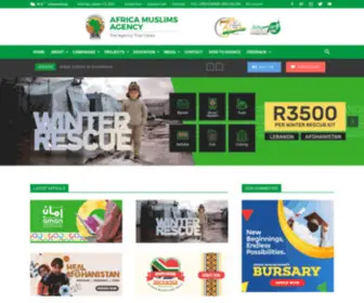 Africamuslimsagency.co.za(The primary vision of the Africa Muslims Agency) Screenshot