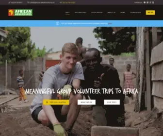 African-Adventures.co.uk(Group Volunteer Trips in Africa) Screenshot