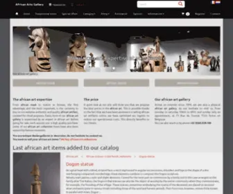 African-ARTS-Gallery.com(African Arts Gallery) Screenshot