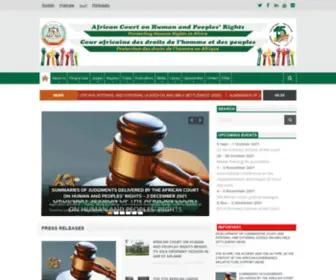 African-Court.org(AFCHPR) Screenshot