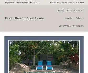 African-Dreamz.com(African Dreamz Guest House) Screenshot