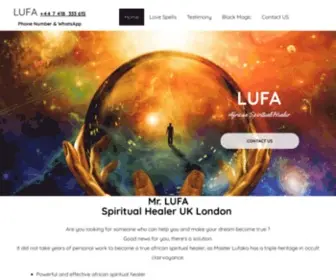 African-Spiritualhealer.uk(LUFA) Screenshot