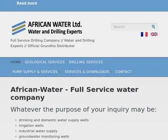 African-Water.com(African Water Ltd) Screenshot
