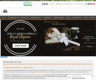 African-Weddings.com(African-Weddings, Heritage Wedding Brooms, Accessories & Gifts) Screenshot