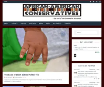 Africanamericanconservatives.com(African-American Conservatives) Screenshot