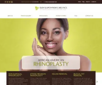 Africanamericanrhinoplasty.com(African American Rhinoplasty) Screenshot