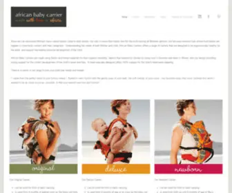 Africanbabycarrier.co.za(African Baby Carrier) Screenshot