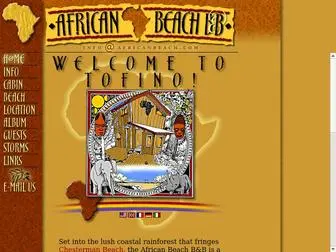 Africanbeach.com(African Beach Cabin) Screenshot