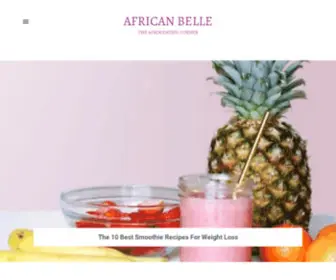 Africanbelle.com(Site Title) Screenshot