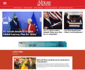 Africanbusinessmagazine.com(African Business Magazine) Screenshot