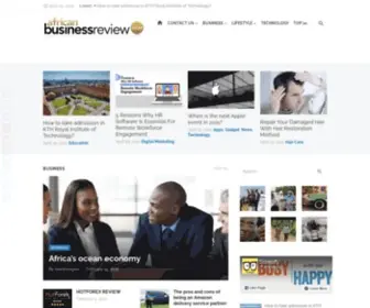 Africanbusinessreview.co.za(African Business Review) Screenshot