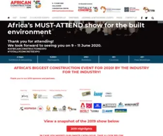 Africanconstructionexpo.com(African Construction Expo) Screenshot