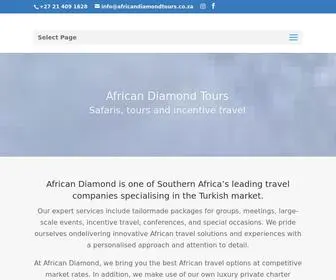 Africandiamondtours.com(African Diamond) Screenshot