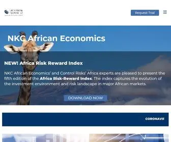 Africaneconomics.com(Oxford Economics) Screenshot